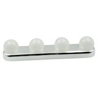 Side view of the portable cosmetic lighting kit, highlighting its slim design.