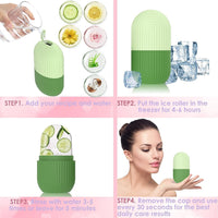 Side view of the GlowForm Ice Roller, a versatile skincare tool.