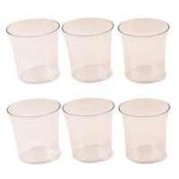 Daily use plastic glasses arranged in Apex Welcome Glass Set