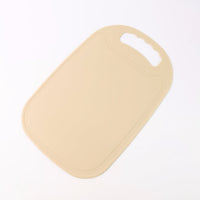 Rectangular plastic cutting board for effective kitchen food prep