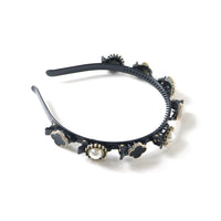 Fashionable pearl floral hairband for women and girls