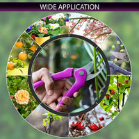 Protective gardening gloves included with tool set