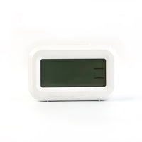 Compact digital LED alarm clock with temperature display