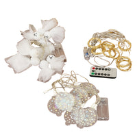 Warm LED fairy string lights for festive occasions