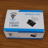 Reusable metal binder clip 32mm size for school and office use