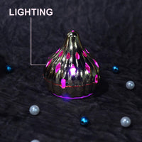 Modak LED light illuminating a mandir, creating a serene and festive atmosphere.