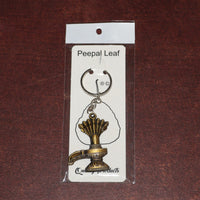 Antique finish metal keychain of Lord Shiva Shivaling with serpent