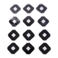 Close-up detail of soft cushion inserts in jewellery display box set