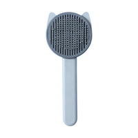 Efficient pet shedding comb tool with ergonomic handle