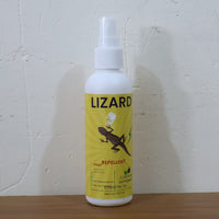Lizard repellent spray highlighting herbal essential oil ingredients