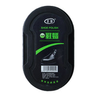 Easy use shoe shine sponge designed for smooth leather care application