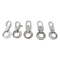 PowerLink double key ring hook heavy duty stainless steel keychain