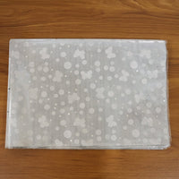Decorative silver gift wrapping sheets for festive and special occasion gifts