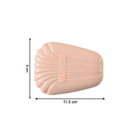 Beauty brush kit with protective storage case and mirror