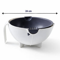 Multipurpose kitchen colander and washing bowl