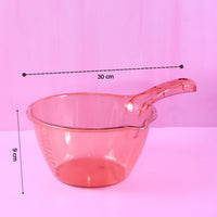 Transparent multipurpose plastic kitchen bowls for washing and straining