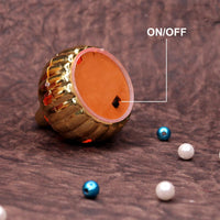 Modak LED light casting a soft, colorful glow, enhancing Diwali home decorations.