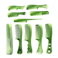 Glam kit multipurpose hair comb set with assorted styling combs