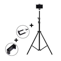 Durable metal easel with non-slip feet, designed for stability on any surface.