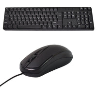 Wired Keyboard Mouse Combo from Wiregenix, a reliable USB peripheral set for desktops and laptops.