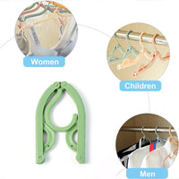 Multipurpose foldable hanger preserving shape of shirts, trousers, and scarves