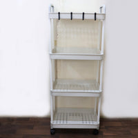 Storage cart trolley with easy access and visibility