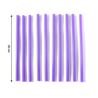 Pack of 10 reusable straws perfect for home and café use