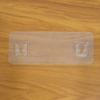 Bathroom and kitchen wall rack with adhesive