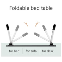 Easy-to-fold portable study table featuring a fun Ludo board graphic.