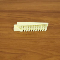 Open foldable hair comb & brush ready for styling
