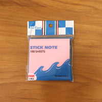 Sticky note pad used for daily organisation and quick notes
