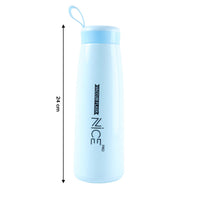 Durable plastic drink bottle in colorful mix, lightweight and portable