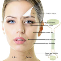 Facial roller reducing under-eye puffiness effectively