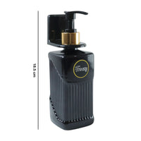 Bathroom liquid soap pump container bottle with easy mounting