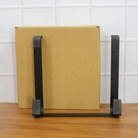 Stable desktop laptop rack with fixed ergonomic height