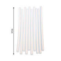 Craft glue sticks melting smoothly for decoration and repairs