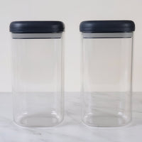 Multipurpose food storage jars with airtight lids for dry fruits and snacks