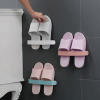 Damage-free installation of the Bathora multi-purpose hanging rack in a clean shower area.