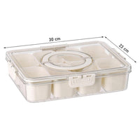 Compact fridge storage box designed for space saving