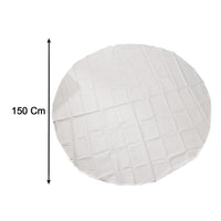 Multipurpose white round table mat, stylish and protective