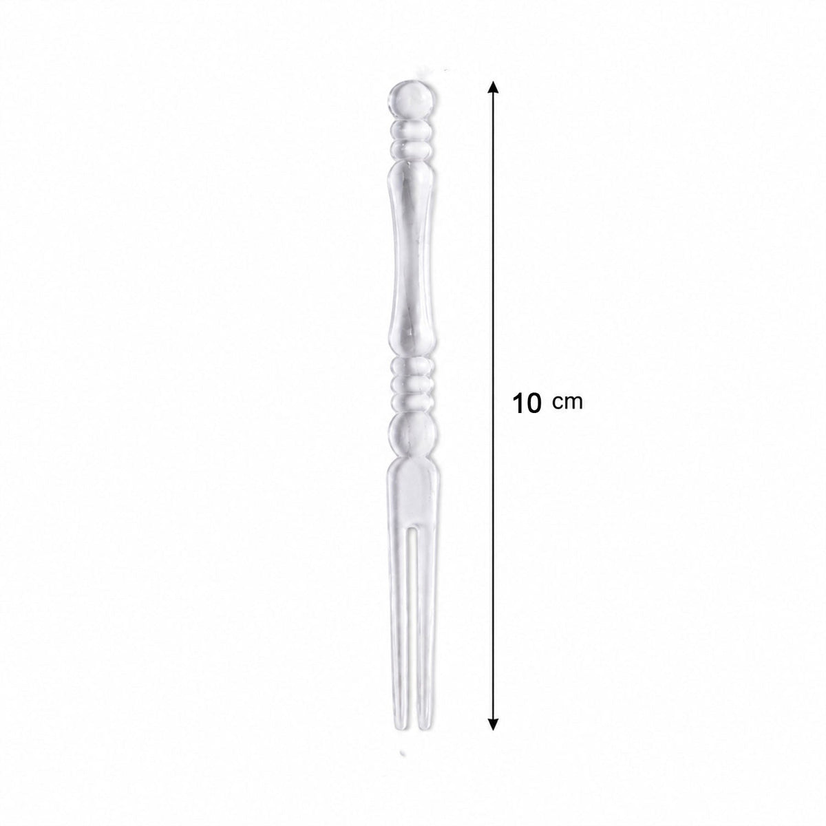 Size guide for mini disposable fruit forks
