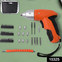 Cordless electric screwdriver assembling wooden furniture easily