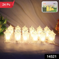 Decorative LED lantern light set arranged for home festival decoration