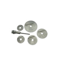 Individual high-speed steel cutting disc for accurate rotary tool applications.