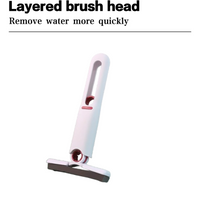 Ergonomic ABS handle of the silicone wiper for comfortable, non-slip grip.