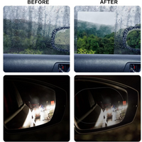Size reference of anti-fog rearview mirror protective film for cars