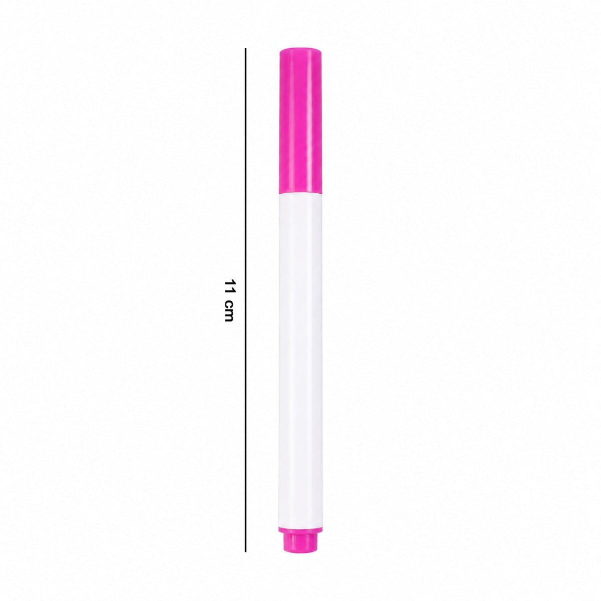 Compact dimensions of marker pen suitable for art and school supplies.