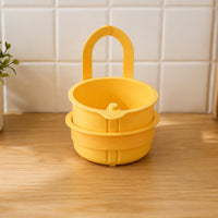 Plastic hanging kitchen sink drain basket product view