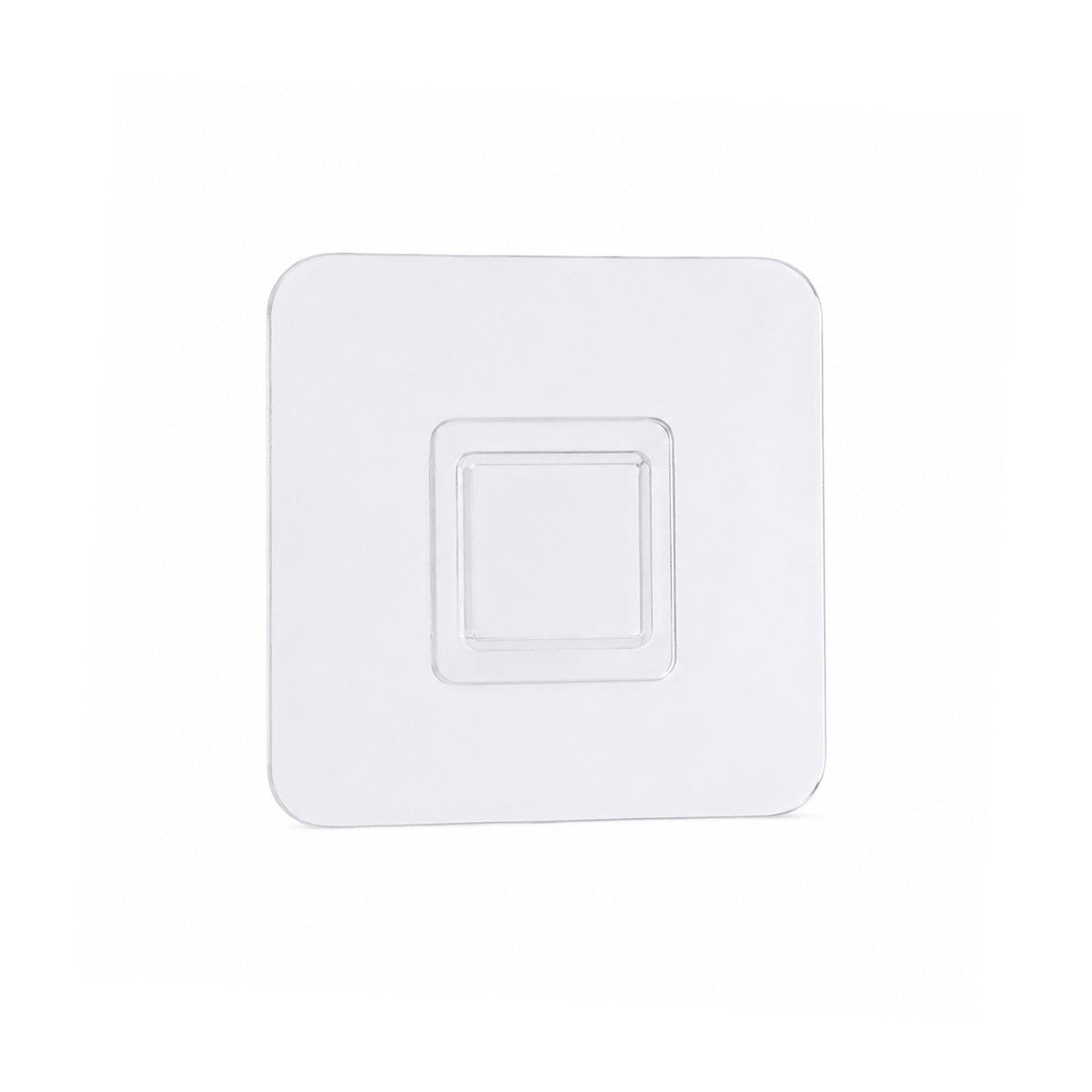 Elegant transparent hook holder design for wall mounting
