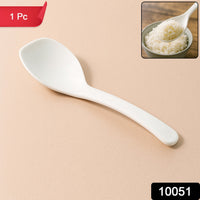 Heat-resistant white rice serving paddle ideal for sticky rice